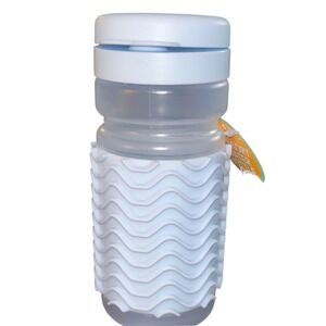 Sensory Water Bottle for‎ Babies and Toddlers with Textured Grip Light Blue